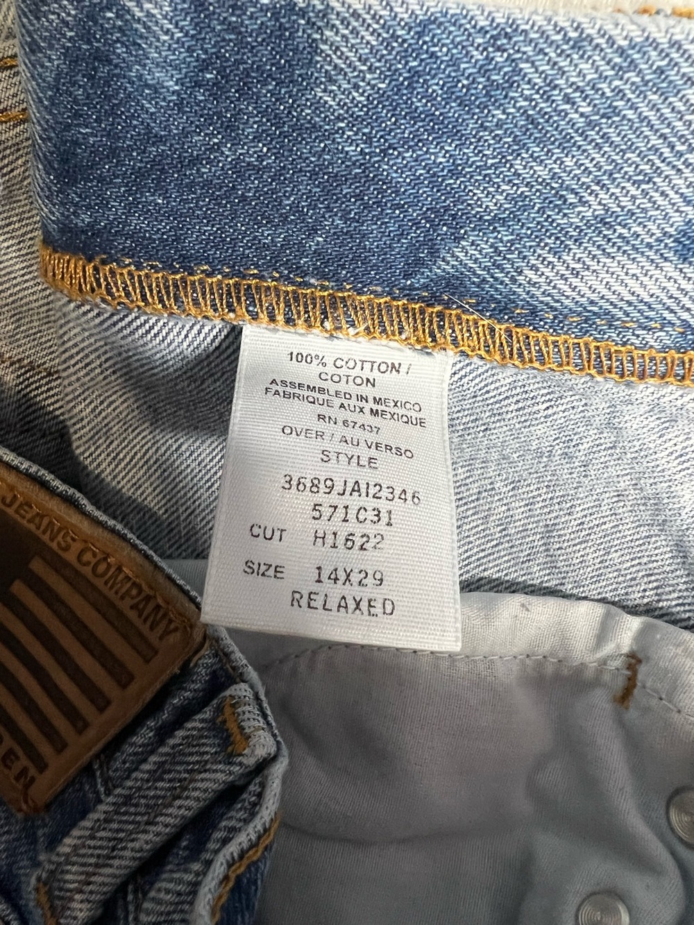 Ralph Lauren Vintage Denim Bleach Washed Cut Off Shorts - Picture 3 of 7